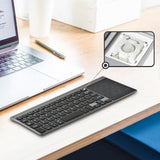 Maxbell Mini Wireless Keyboard with USB Receiver Universal Portable for PC Notebook
