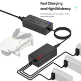 Maxbell Battery Charger Fast Charging 60W High Power for DJI Mavic Mini/2/SE Drone