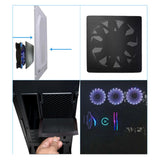 Maxbell PVC Magnetic Cooling Fan Dust Filter Cover for Computer PC 14x14cm