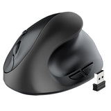 Maxbell Vertical Mouse Ergonomic Gaming Mice USB Receiver Laptop Black Battery
