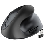 Maxbell Vertical Mouse Ergonomic Gaming Mice USB Receiver Laptop Black Battery