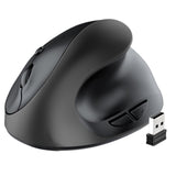 Maxbell Vertical Mouse Ergonomic Gaming Mice USB Receiver Laptop Black Battery