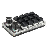 Maxbell Mini Mechanical Gaming Keypad Macro Programming Keys for Windows 12 Keys