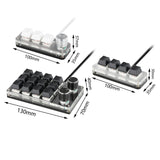 Maxbell Mini Mechanical Gaming Keypad Macro Programming Keys for Windows 12 Keys