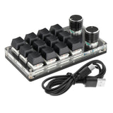 Maxbell Mini Mechanical Gaming Keypad Macro Programming Keys for Windows 12 Keys