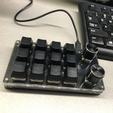Maxbell Mini Mechanical Gaming Keypad Macro Programming Keys for Windows 12 Keys