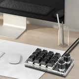 Maxbell Mini Mechanical Gaming Keypad Macro Programming Keys for Windows 12 Keys