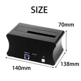 Maxbell USB 3.0 to SATA Hard Drive Docking Station Aluminum for 2.5 3.5in HDD SSD US