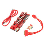 Maxbell PCIe Riser 1x-16x Coin Mining USB 3.0 Cable Stable Connection for Win7 8 10