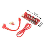 Maxbell PCIe Riser 1x-16x Coin Mining USB 3.0 Cable Stable Connection for Win7 8 10