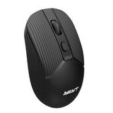 Maxbell Slim 2.4G Wireless Mouse for Laptop Battery Powered 800 1200 2400 DPI Black