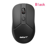 Maxbell Slim 2.4G Wireless Mouse for Laptop Battery Powered 800 1200 2400 DPI Black