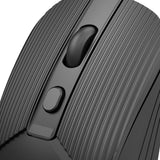 Maxbell Slim 2.4G Wireless Mouse for Laptop Battery Powered 800 1200 2400 DPI Black