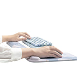 Maxbell Memory Foam Keyboard and Mouse Wrist Rest Pads Set w/Non Slip Base  Round