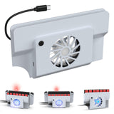 Maxbell Cooling Fan with Card Slot Docking Station Accessories Upgrade Parts Cooler White