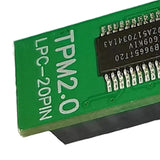 Maxbell Tpm 2.0 Module 20Pin Lpc Green for Gigabyte for Multi-Brand Motherboard