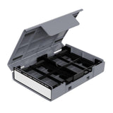 Maxbell Hard Drive Case with Label Universal Portable for 3.5"/3.5" Hard Drive Disk Gray