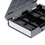 Maxbell Hard Drive Case with Label Universal Portable for 3.5"/3.5" Hard Drive Disk Gray
