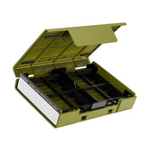 Maxbell Hard Drive Case with Label Universal Portable for 3.5"/3.5" Hard Drive Disk Green