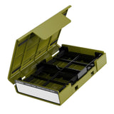 Maxbell Hard Drive Case with Label Universal Portable for 3.5"/3.5" Hard Drive Disk Green