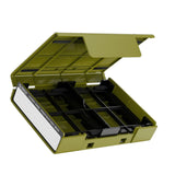 Maxbell Hard Drive Case with Label Universal Portable for 3.5"/3.5" Hard Drive Disk Green