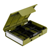 Maxbell Hard Drive Case with Label Universal Portable for 3.5"/3.5" Hard Drive Disk Green