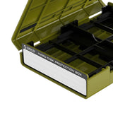 Maxbell Hard Drive Case with Label Universal Portable for 3.5"/3.5" Hard Drive Disk Green