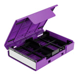 Maxbell Hard Drive Case with Label Universal Portable for 3.5"/3.5" Hard Drive Disk Purple