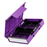 Maxbell Hard Drive Case with Label Universal Portable for 3.5"/3.5" Hard Drive Disk Purple
