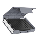 Maxbell Hard Drive Case with Label Multi-Protection Universal for 3.5 inch/M.2 Gray