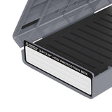 Maxbell Hard Drive Case with Label Multi-Protection Universal for 3.5 inch/M.2 Gray