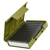 Maxbell Hard Drive Case with Label Multi-Protection Universal for 3.5 inch/M.2 Green