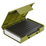 Maxbell Hard Drive Case with Label Multi-Protection Universal for 3.5 inch/M.2 Green