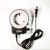 Maxbell Microscope Camera 32 LED Ring Light Lamp Adjustable 110 V Accessories US