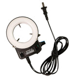 Maxbell Microscope Camera 32 LED Ring Light Lamp Adjustable 110 V Accessories US