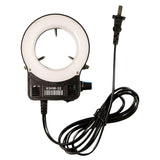 Maxbell Microscope Camera 32 LED Ring Light Lamp Adjustable 110 V Accessories US
