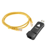 Maxbell USB WiFi Repeater LAN Port Portable 2.4G WiFi Hotspot Extender for TV