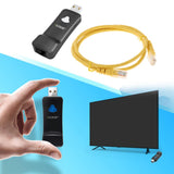 Maxbell USB WiFi Repeater LAN Port Portable 2.4G WiFi Hotspot Extender for TV