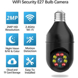 Maxbell E27 Bulb WiFi IP Camera HD 1080P Full Color Wireless Cam for Tuya