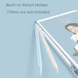 Maxbell Case Wireless Keyboard Mouse for Galaxy Tab S6 Lite 10.4 Non Slip Blue