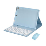 Maxbell Case Wireless Keyboard Mouse for Galaxy Tab S6 Lite 10.4 Non Slip Blue