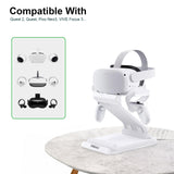 Maxbell Charging Dock VR Stand for Quest 2 Headset & Controllers Easy to Use