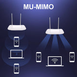 Maxbell USB WiFi Adapter 1800Mbps Dual Band W/ External Antenna WiFi 6 for PC Laptop