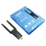 Maxbell USB WiFi Adapter 1800Mbps Dual Band W/ External Antenna WiFi 6 for PC Laptop