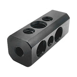 Maxbell Hot Shoe Adaptor with 1/4" 3/8" Threaded Holes Black for Follow Monitor