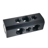 Maxbell Hot Shoe Adaptor with 1/4" 3/8" Threaded Holes Black for Follow Monitor