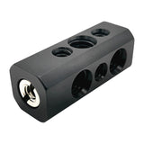 Maxbell Hot Shoe Adaptor with 1/4" 3/8" Threaded Holes Black for Follow Monitor