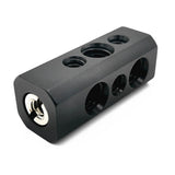 Maxbell Hot Shoe Adaptor with 1/4" 3/8" Threaded Holes Black for Follow Monitor