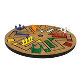 Maxbell Wooden Ludo Board Game Family Dice Games Set for Kids Adults Multiplayer