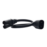 Maxbell Power Extension Cable Supply IEC 320 C8 Plug to C7 for Printer Scanner
